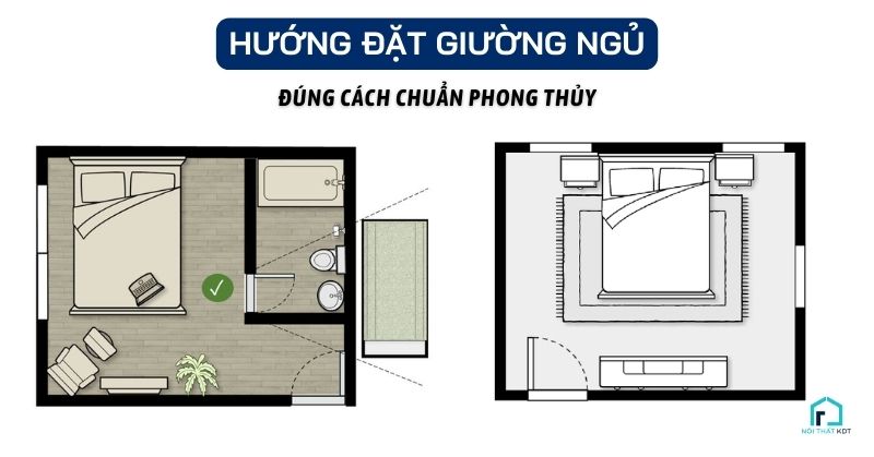 Bố trí giường ngủ đúng phong thủy đem lại nhiều tài lộc