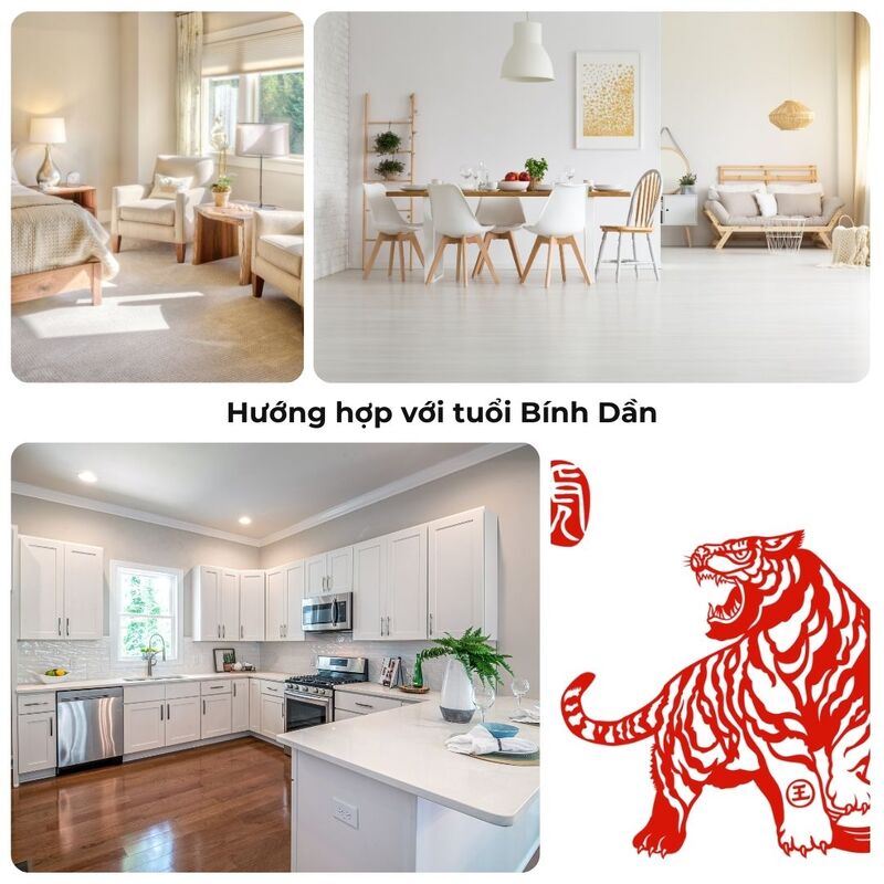 Hướng hợp với tuổi Bính Dần